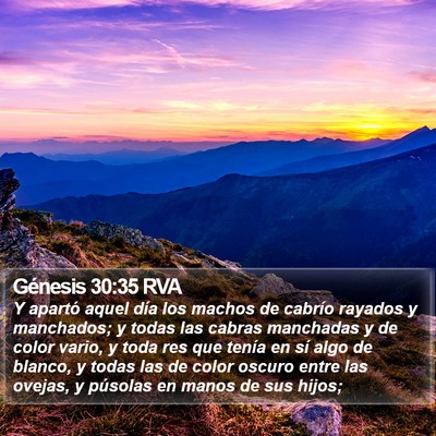 Génesis 30:35 RVA Bible Verse Image
