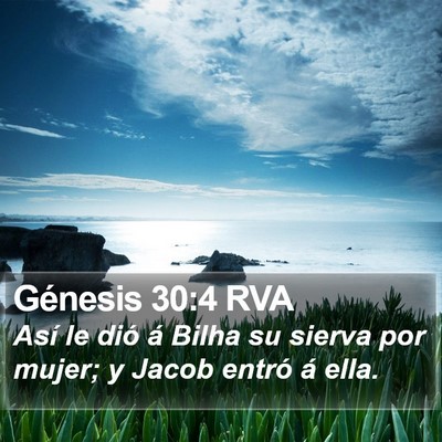 Génesis 30:4 RVA Bible Verse Image