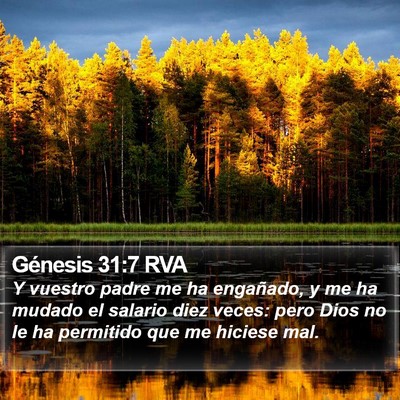 Génesis 31:7 RVA Bible Verse Image