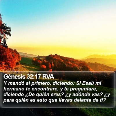 Génesis 32:17 RVA Bible Verse Image