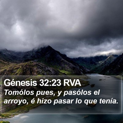 Génesis 32:23 RVA Bible Verse Image