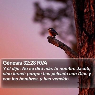 Génesis 32:28 RVA Bible Verse Image