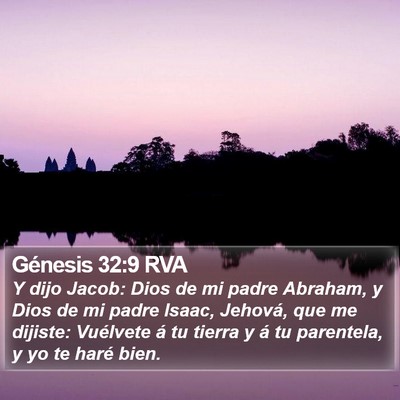 Génesis 32:9 RVA Bible Verse Image