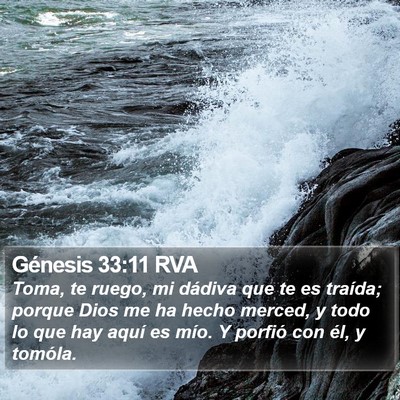 Génesis 33:11 RVA Bible Verse Image