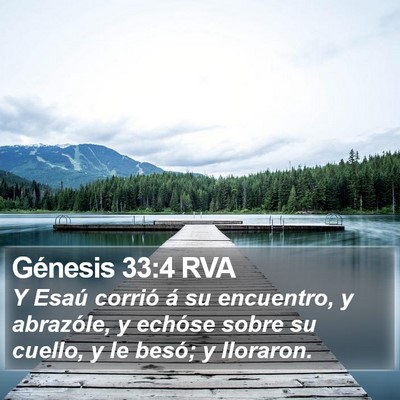 Génesis 33:4 RVA Bible Verse Image