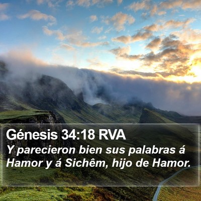 Génesis 34:18 RVA Bible Verse Image