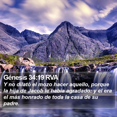 Génesis 34:19 RVA Bible Verse Image