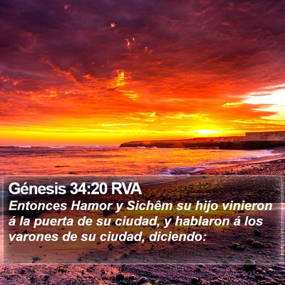 Génesis 34:20 RVA Bible Verse Image
