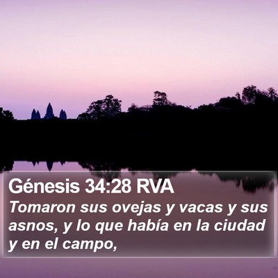 Génesis 34:28 RVA Bible Verse Image