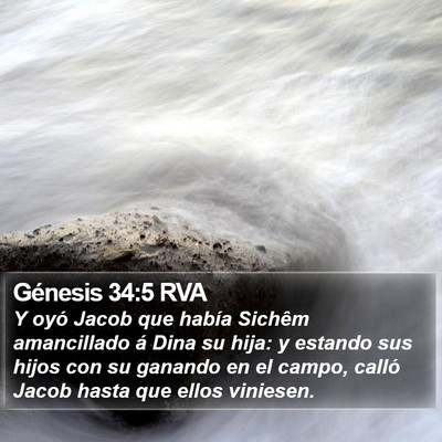 Génesis 34:5 RVA Bible Verse Image