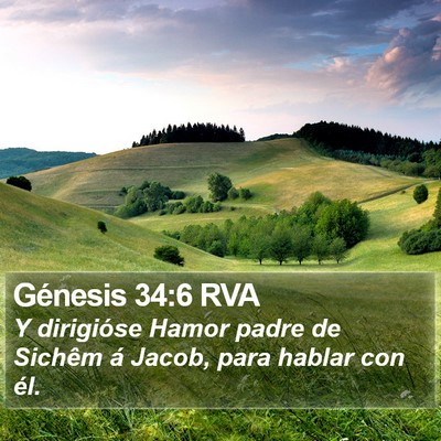 Génesis 34:6 RVA Bible Verse Image