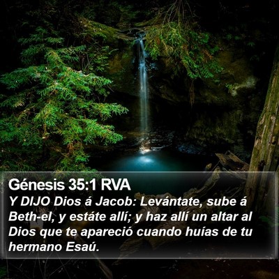 Génesis 35:1 RVA Bible Verse Image