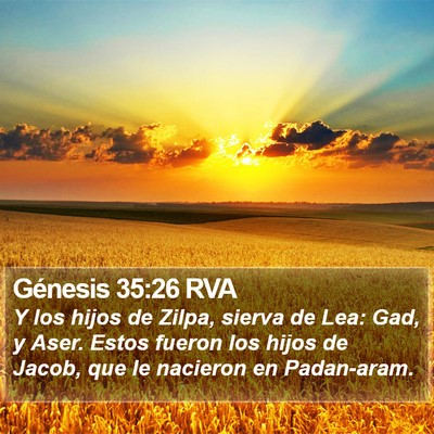 Génesis 35:26 RVA Bible Verse Image