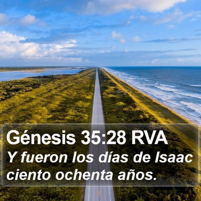 Génesis 35:28 RVA Bible Verse Image