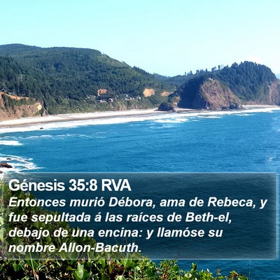 Génesis 35:8 RVA Bible Verse Image