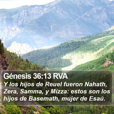 Génesis 36:13 RVA Bible Verse Image
