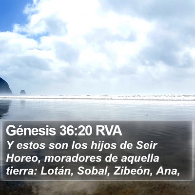 Génesis 36:20 RVA Bible Verse Image