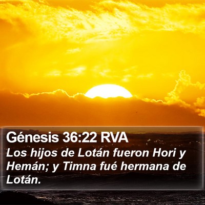 Génesis 36:22 RVA Bible Verse Image