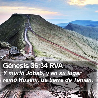 Génesis 36:34 RVA Bible Verse Image