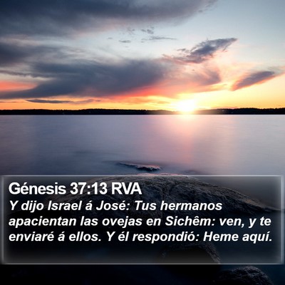 Génesis 37:13 RVA Bible Verse Image
