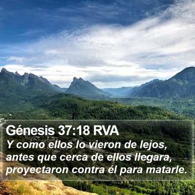 Génesis 37:18 RVA Bible Verse Image