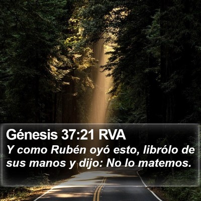 Génesis 37:21 RVA Bible Verse Image