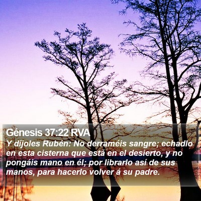 Génesis 37:22 RVA Bible Verse Image
