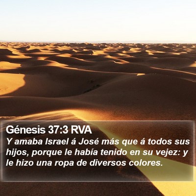 Génesis 37:3 RVA Bible Verse Image