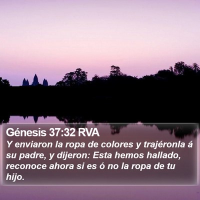 Génesis 37:32 RVA Bible Verse Image