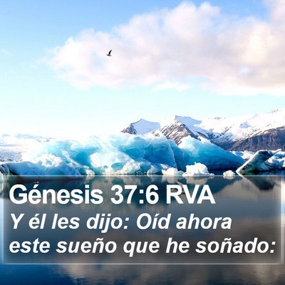 Génesis 37:6 RVA Bible Verse Image