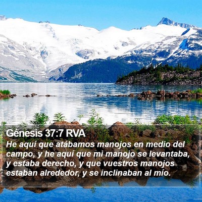 Génesis 37:7 RVA Bible Verse Image