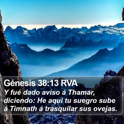 Génesis 38:13 RVA Bible Verse Image