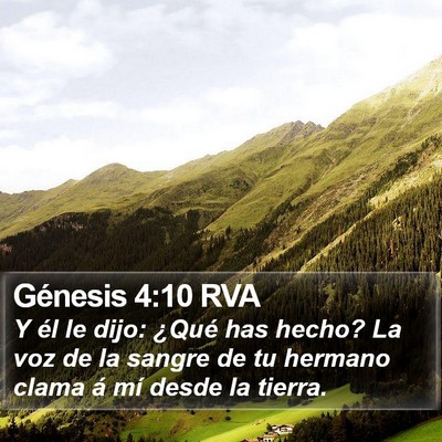 Génesis 4:10 RVA Bible Verse Image