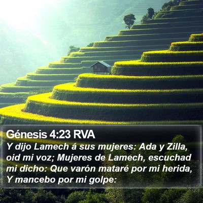 Génesis 4:23 RVA Bible Verse Image