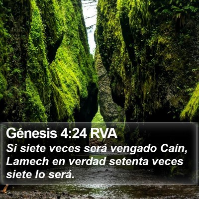 Génesis 4:24 RVA Bible Verse Image