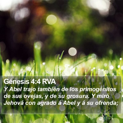 Génesis 4:4 RVA Bible Verse Image