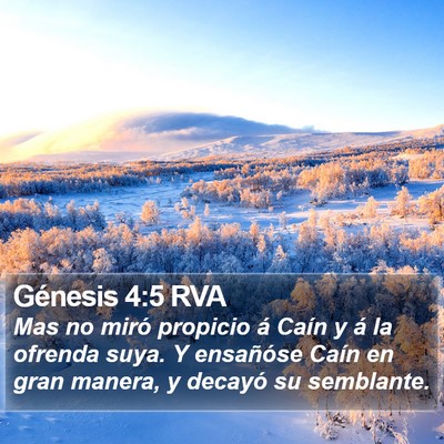Génesis 4:5 RVA Bible Verse Image