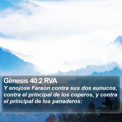 Génesis 40:2 RVA Bible Verse Image