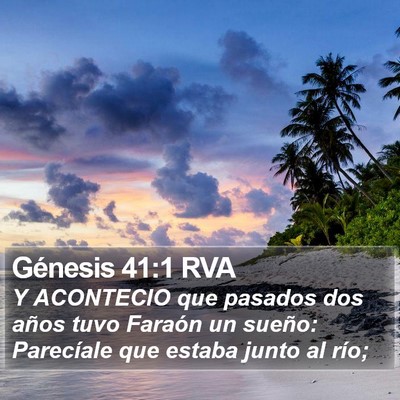 Génesis 41:1 RVA Bible Verse Image