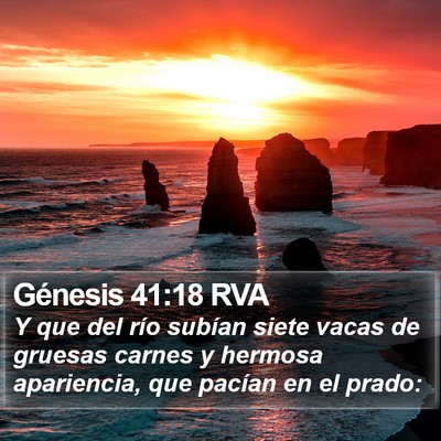 Génesis 41:18 RVA Bible Verse Image