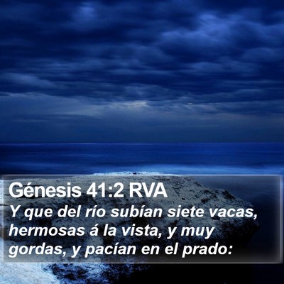 Génesis 41:2 RVA Bible Verse Image