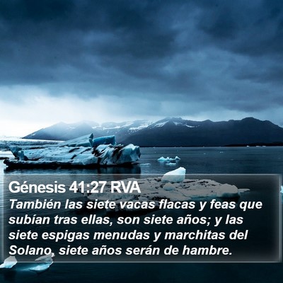 Génesis 41:27 RVA Bible Verse Image