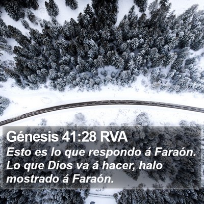 Génesis 41:28 RVA Bible Verse Image