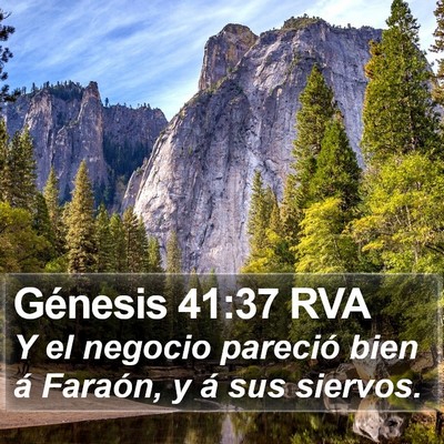 Génesis 41:37 RVA Bible Verse Image