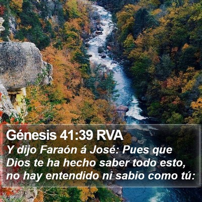 Génesis 41:39 RVA Bible Verse Image