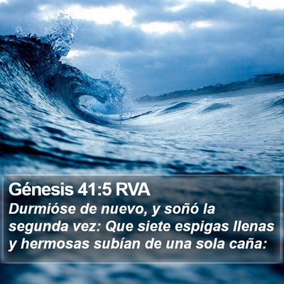 Génesis 41:5 RVA Bible Verse Image