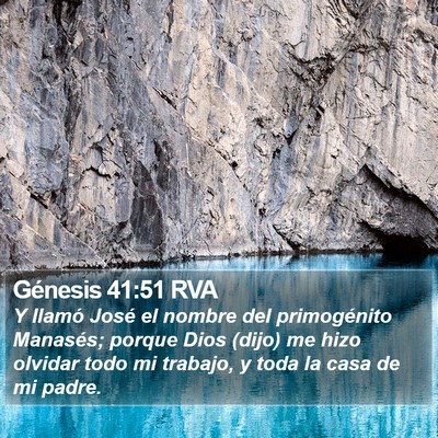 Génesis 41:51 RVA Bible Verse Image