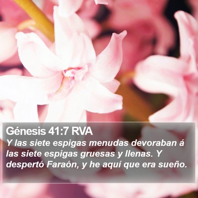 Génesis 41:7 RVA Bible Verse Image