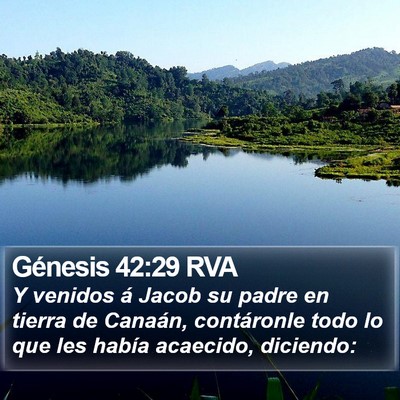Génesis 42:29 RVA Bible Verse Image