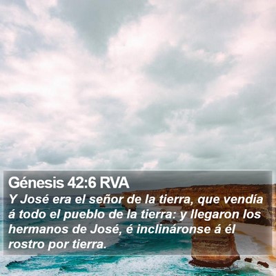 Génesis 42:6 RVA Bible Verse Image